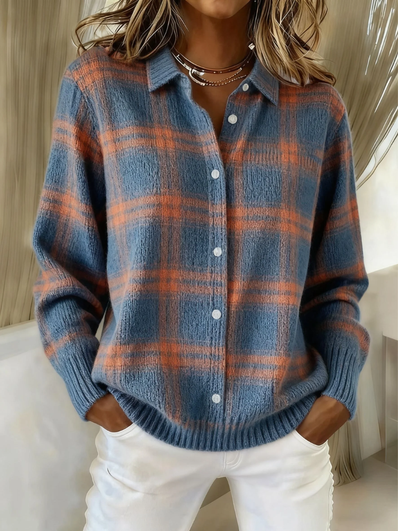 Zafira | Cardigan a Quadri