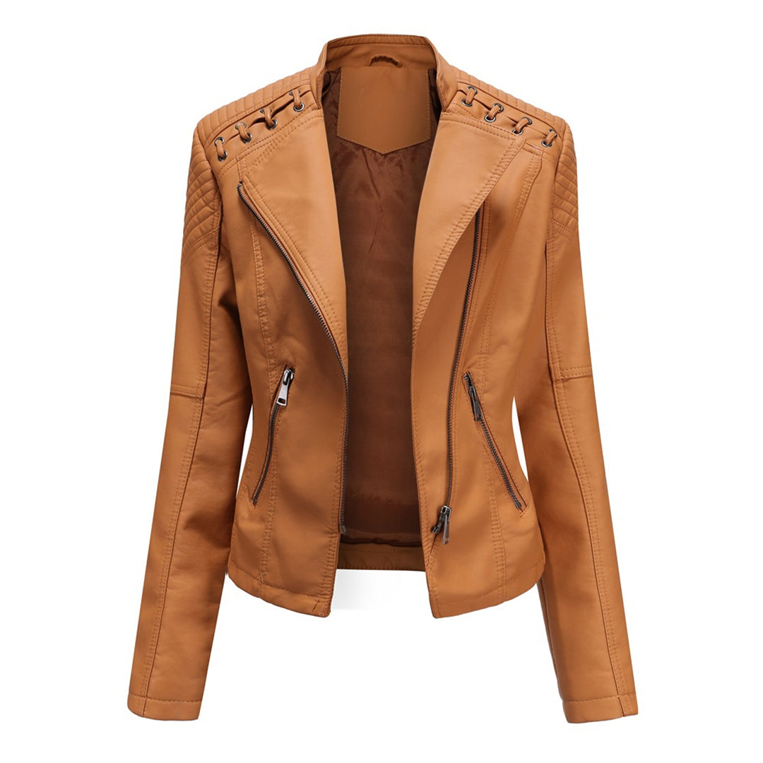 Marguerite | Giacca Trapuntata Asimmetrica Stile Biker