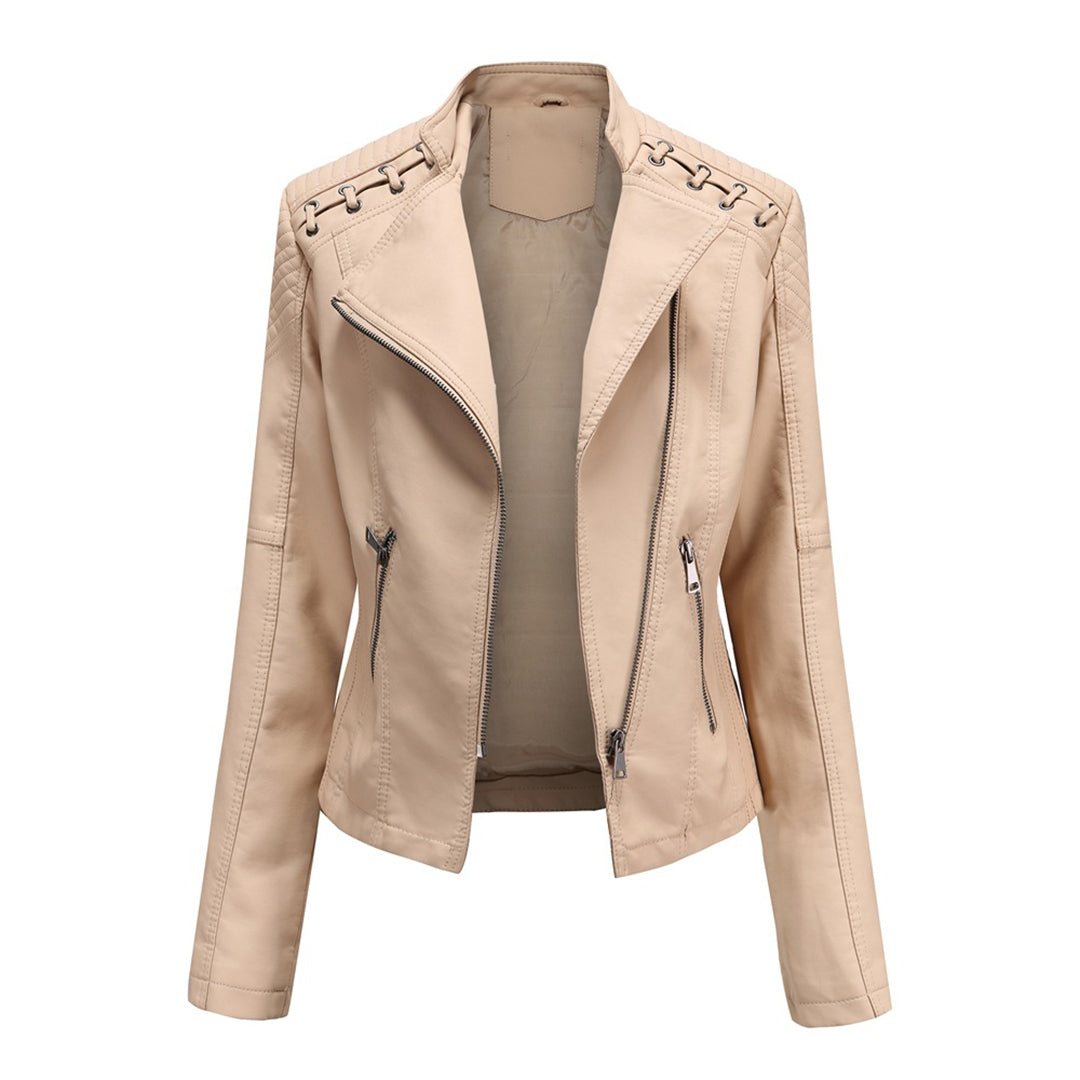Marguerite | Giacca Trapuntata Asimmetrica Stile Biker