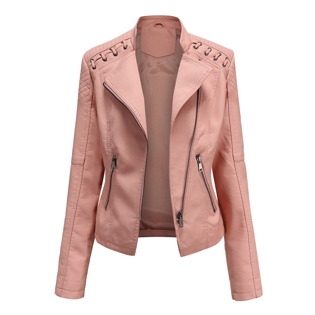 Marguerite | Giacca Trapuntata Asimmetrica Stile Biker