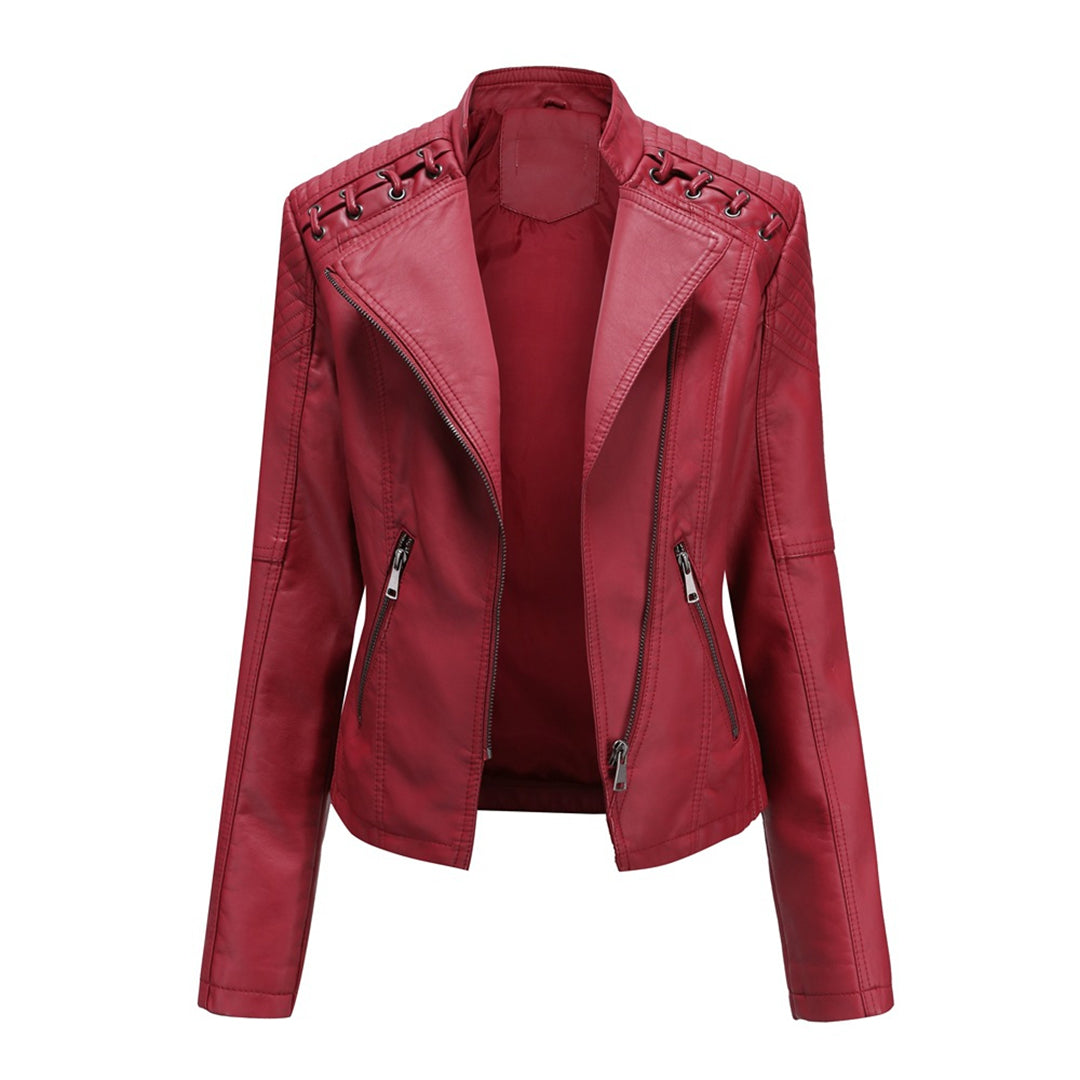 Marguerite | Giacca Trapuntata Asimmetrica Stile Biker