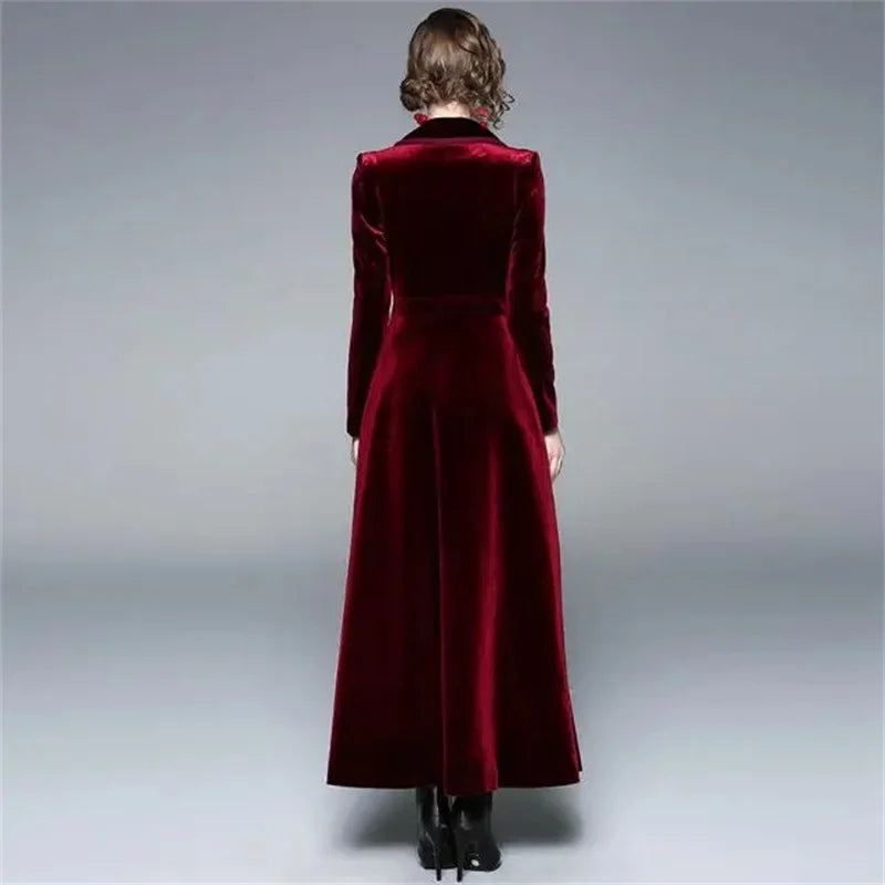 Seraphina | Cappotto Lungo in Velluto