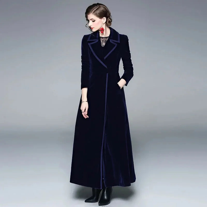 Seraphina | Cappotto Lungo in Velluto