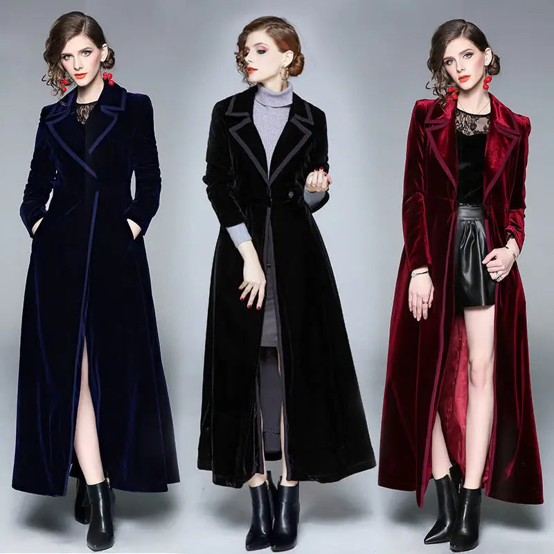Seraphina | Cappotto Lungo in Velluto