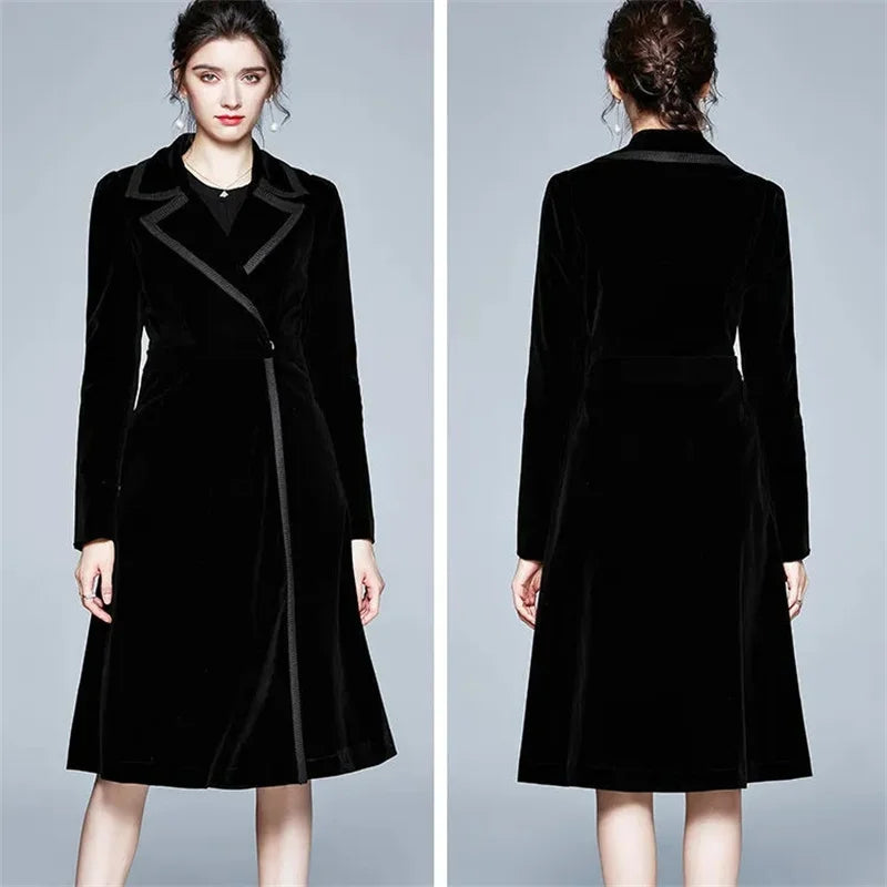 Seraphina | Cappotto Lungo in Velluto