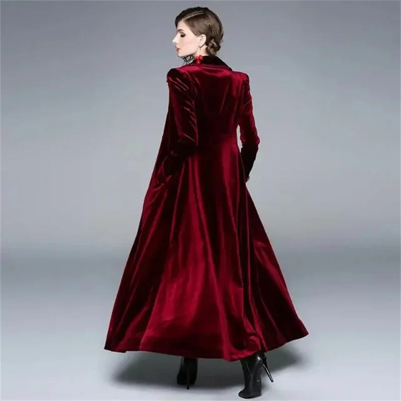 Seraphina | Cappotto Lungo in Velluto