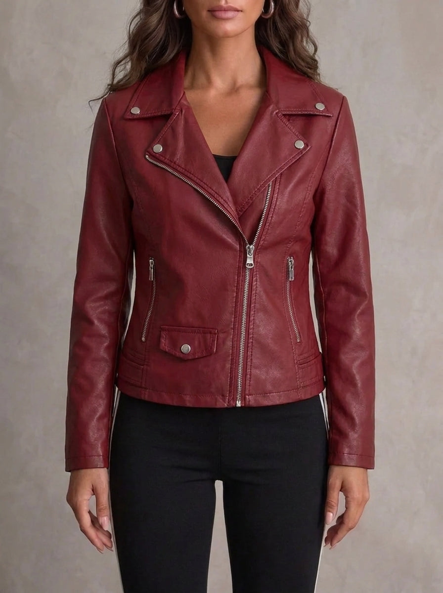 Concetta | Giacca in Pelle Resistente ed Elegante