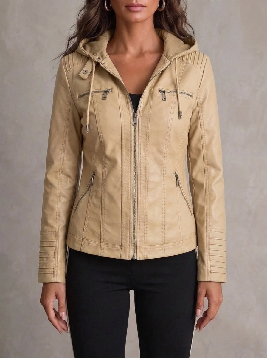 Eleonora | Giacca in Pelle Resistente ed Elegante
