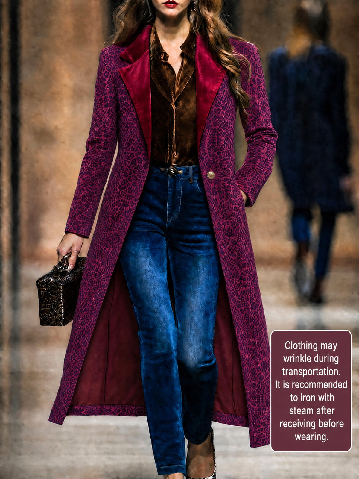 Lavinia | Cappotto Lungo Texturizzato