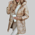 Cecilia | Cappotto elegante autunnale con cappuccio