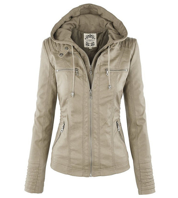 Monica | Giacca Biker Effetto Pelle