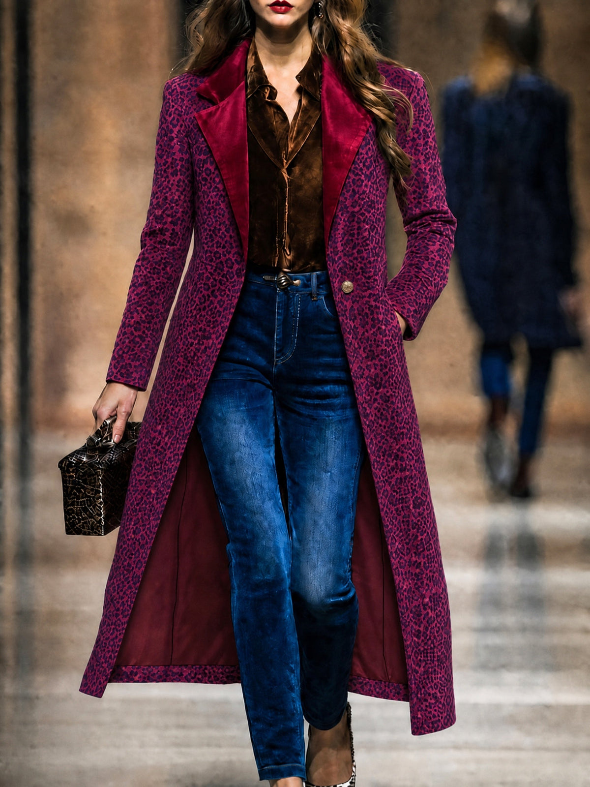 Lavinia | Cappotto Lungo Texturizzato