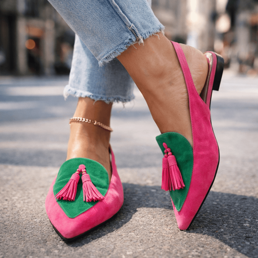 Elena | Sandali con Cinturini e Frange