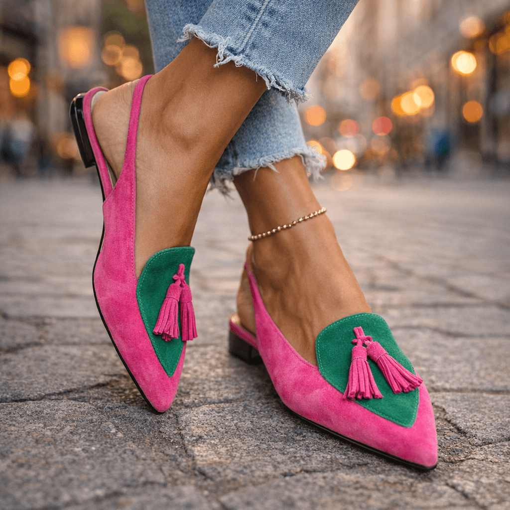 Elena | Sandali con Cinturini e Frange