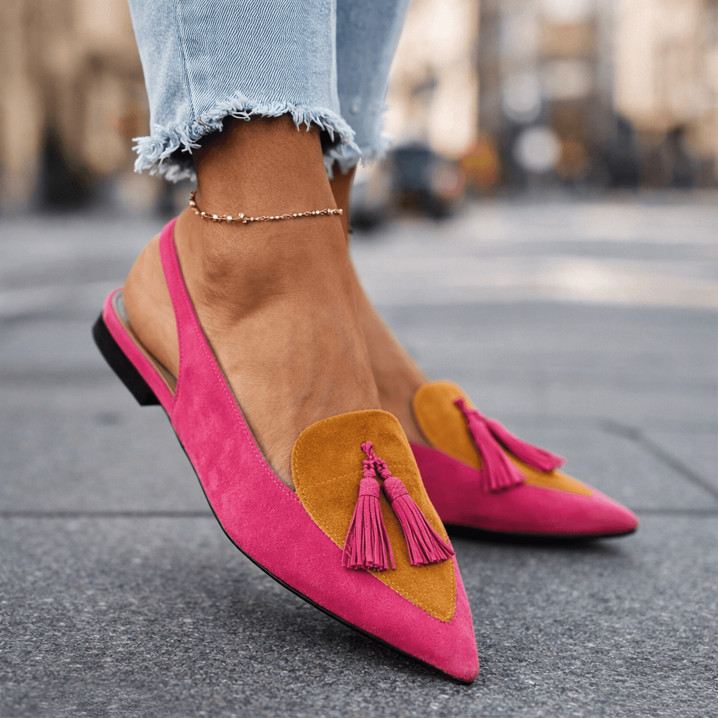 Elena | Sandali con Cinturini e Frange