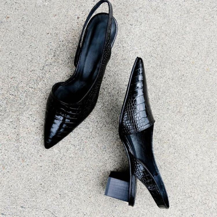 Graziella | Scarpe con Tacco e Punta Larga