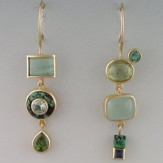 Verdora | Orecchini Verde Vintage