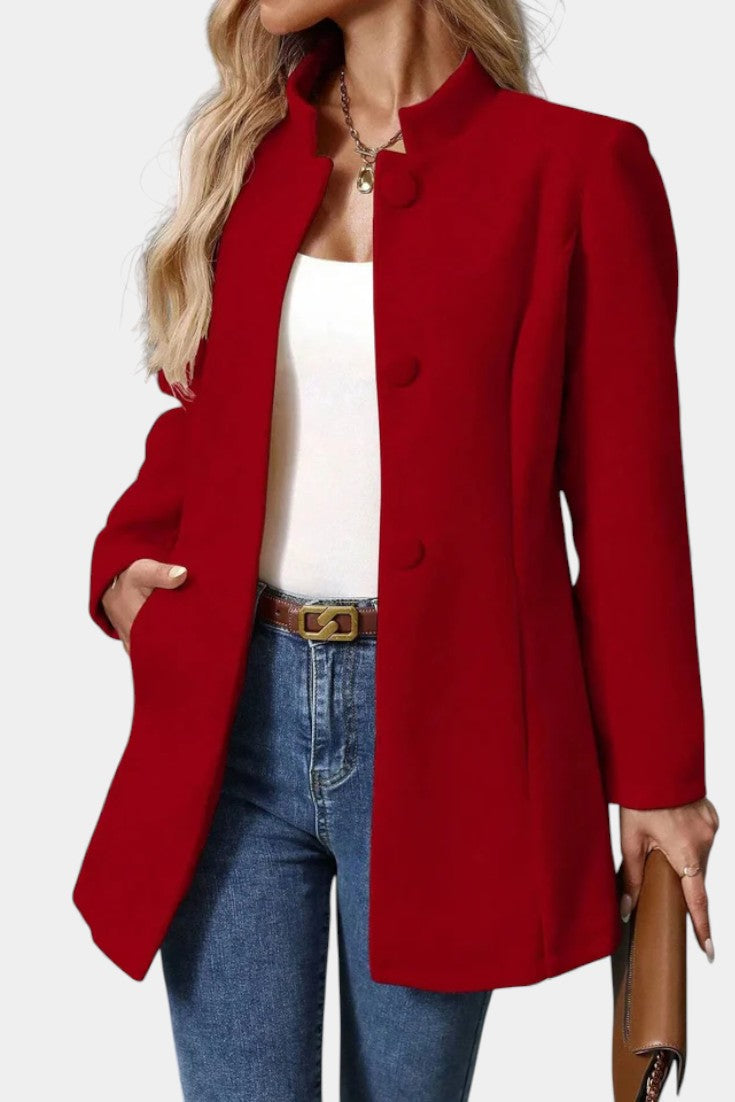 Petra | Cappotto Sartoriale con Collo Alto