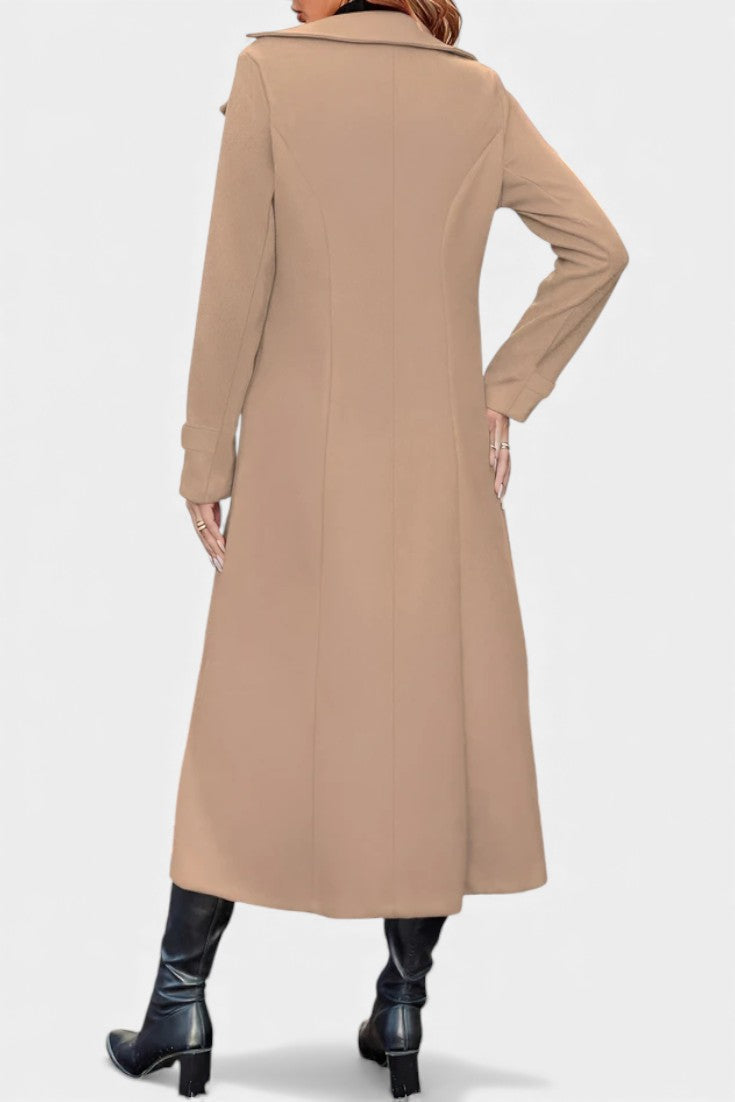 Philippa | Cappotto Lungo Sartoriale a Doppio Petto