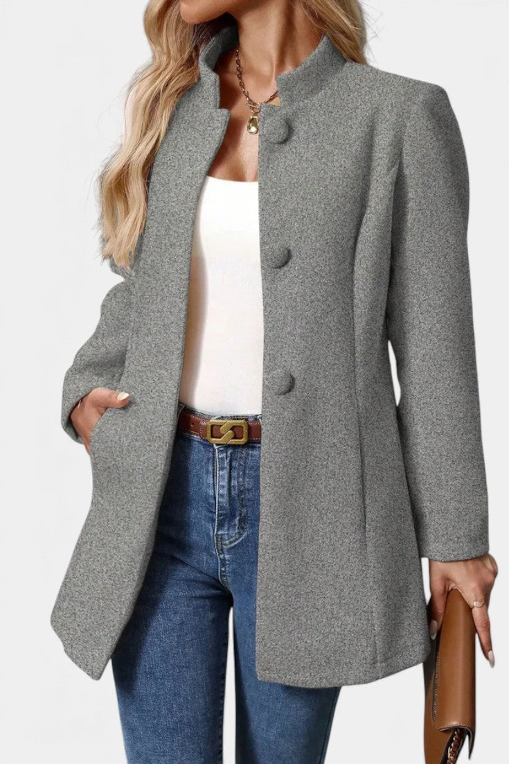 Petra | Cappotto Sartoriale con Collo Alto
