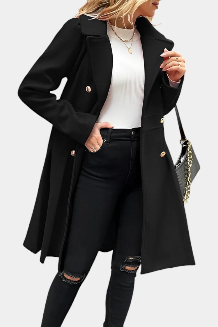 Ottilie | Cappotto a Doppio Petto Svasato