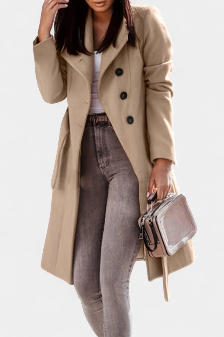 Odette | Cappotto Longline con Cintura