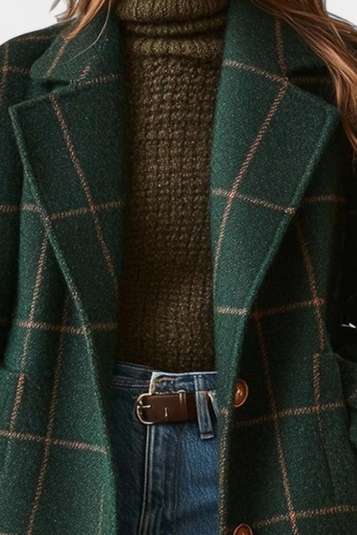 Octavia | Cappotto Sartoriale a Quadri