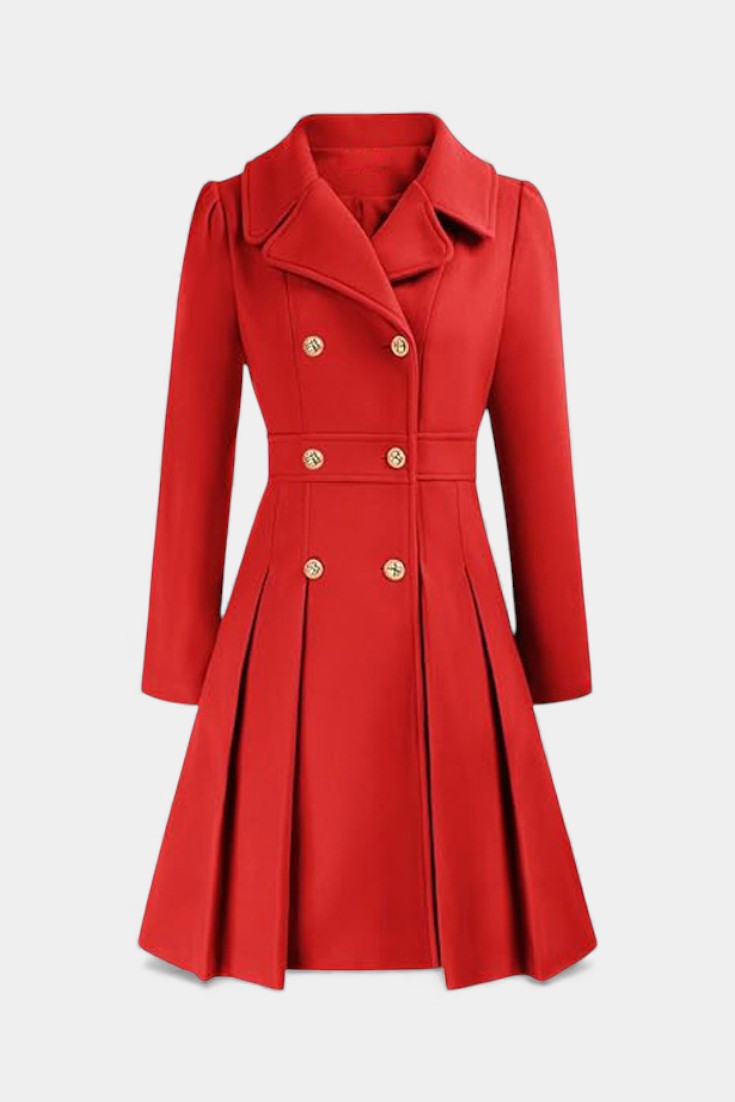 Ottilie | Cappotto a Doppio Petto Svasato