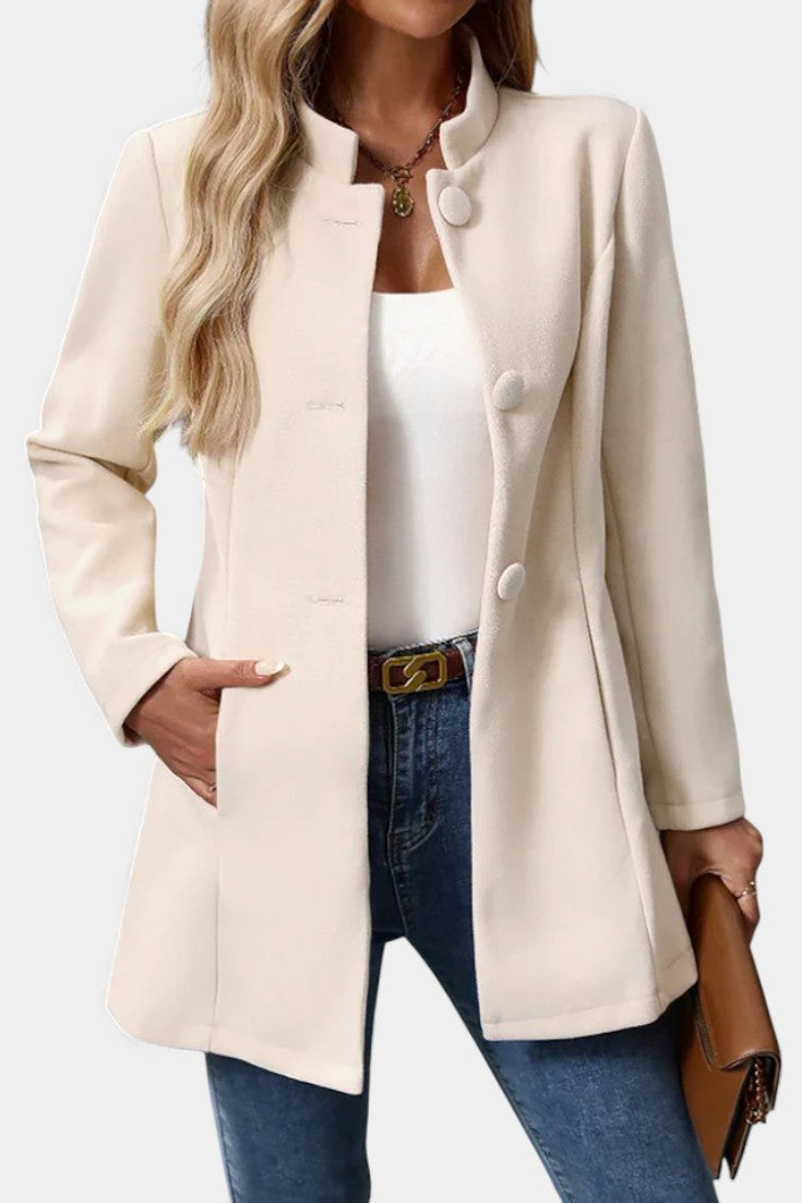 Petra | Cappotto Sartoriale con Collo Alto
