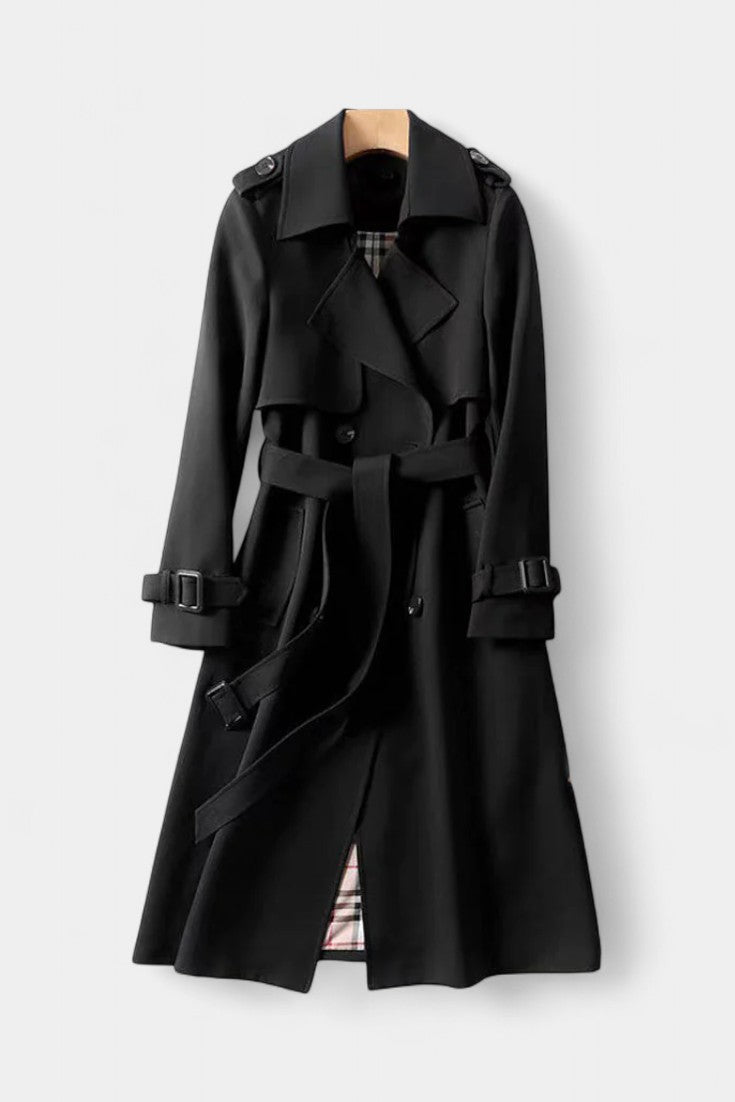 Guinevere | Trench Doppio Petto con Cintura