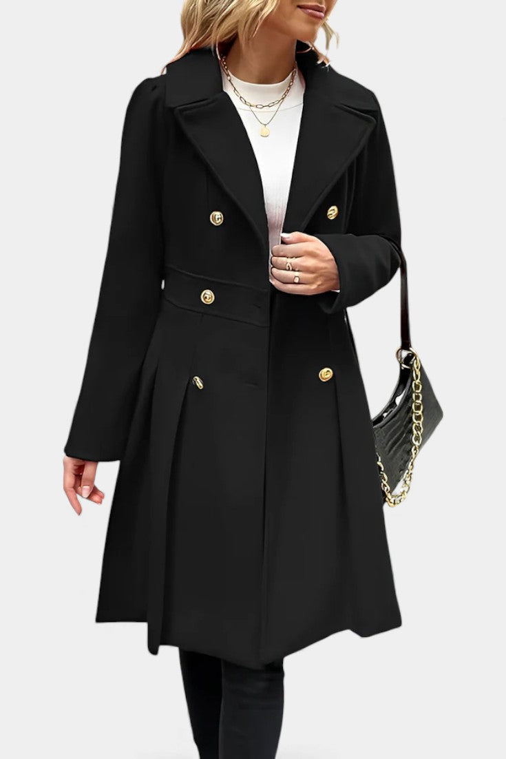 Ottilie | Cappotto a Doppio Petto Svasato