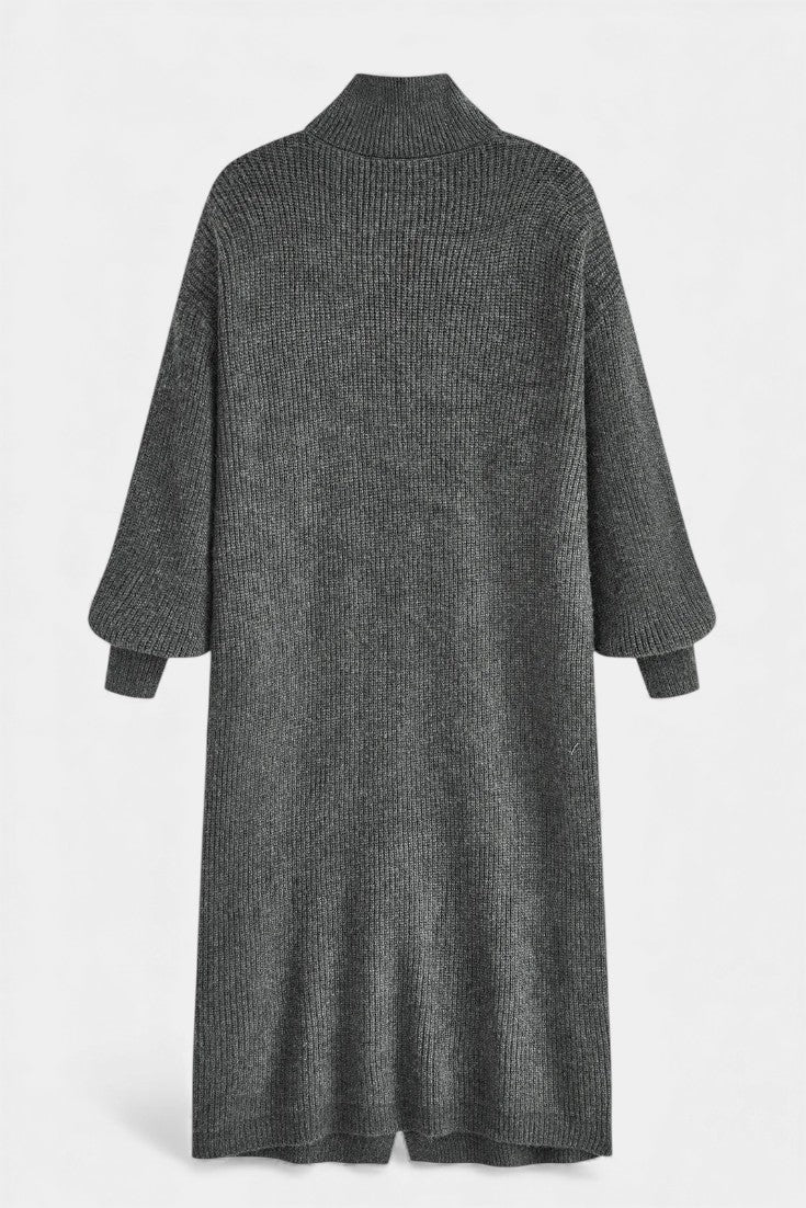 Amelie | Cappotto Longline con Collo Alto
