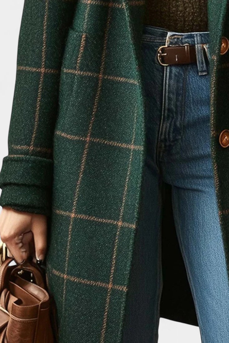 Octavia | Cappotto Sartoriale a Quadri