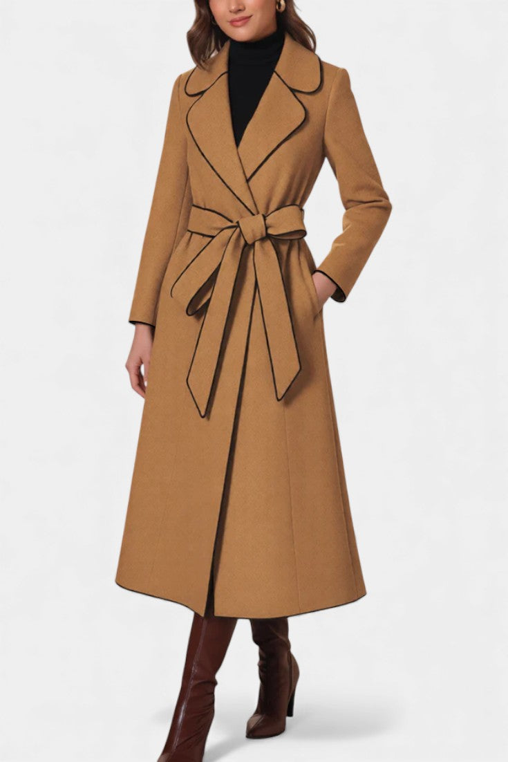 Marguerite | Cappotto Longline con Cintura