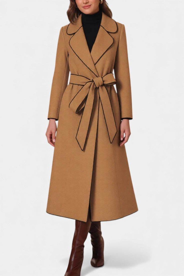 Marguerite | Cappotto Longline con Cintura