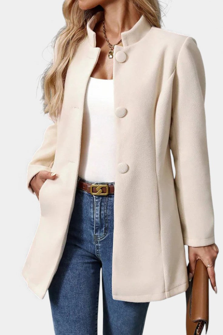 Petra | Cappotto Sartoriale con Collo Alto