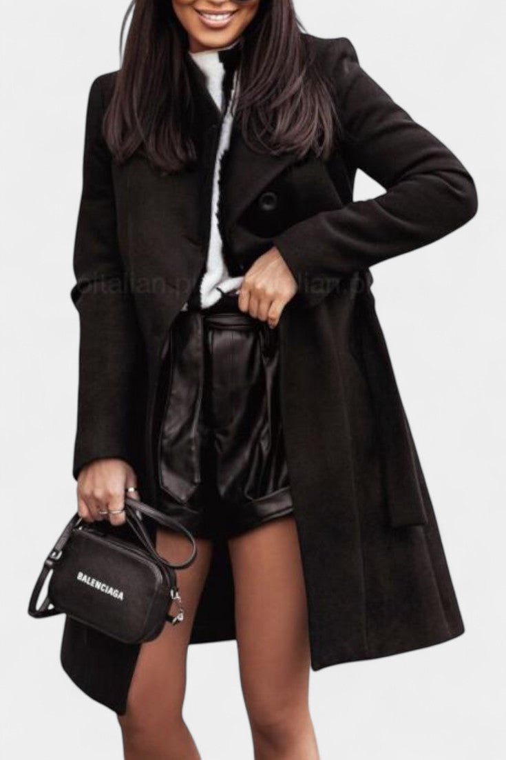 Odette | Cappotto Longline con Cintura