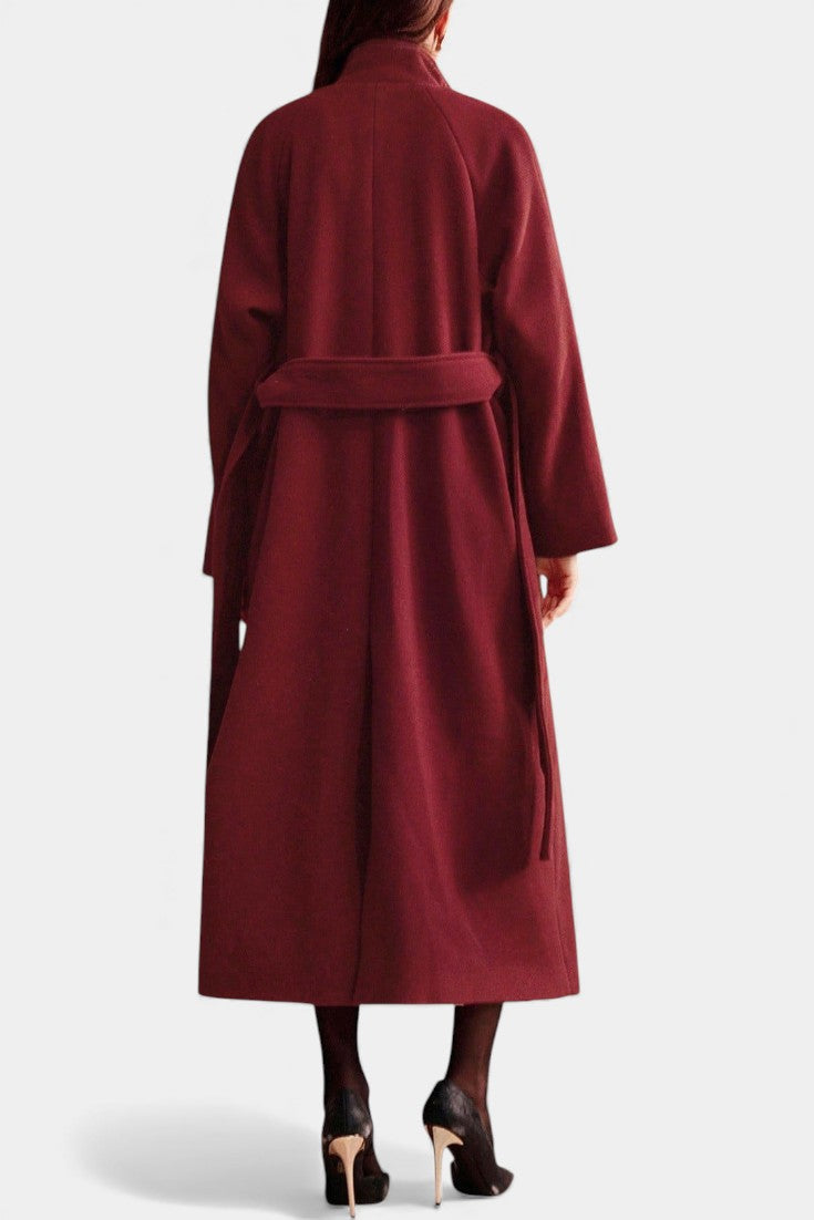 Lenora | Cappotto a Vestaglia Lungo con Cintura