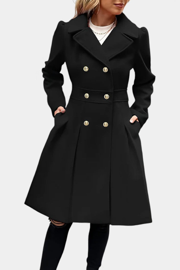 Ottilie | Cappotto a Doppio Petto Svasato