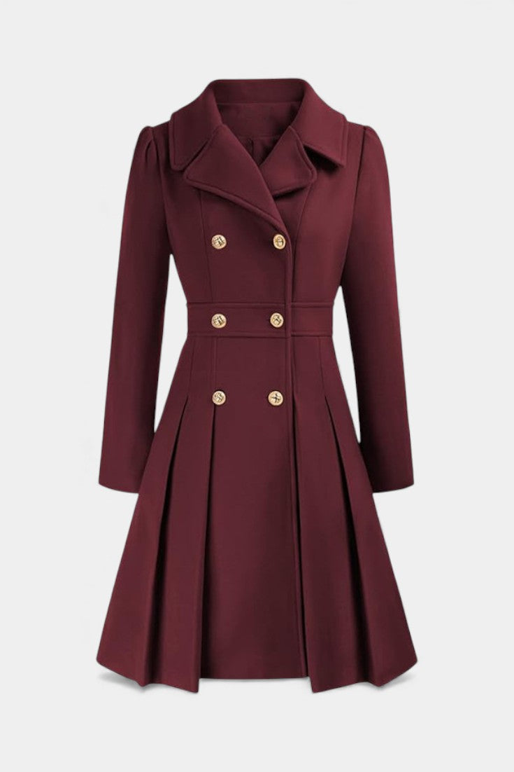 Ottilie | Cappotto a Doppio Petto Svasato