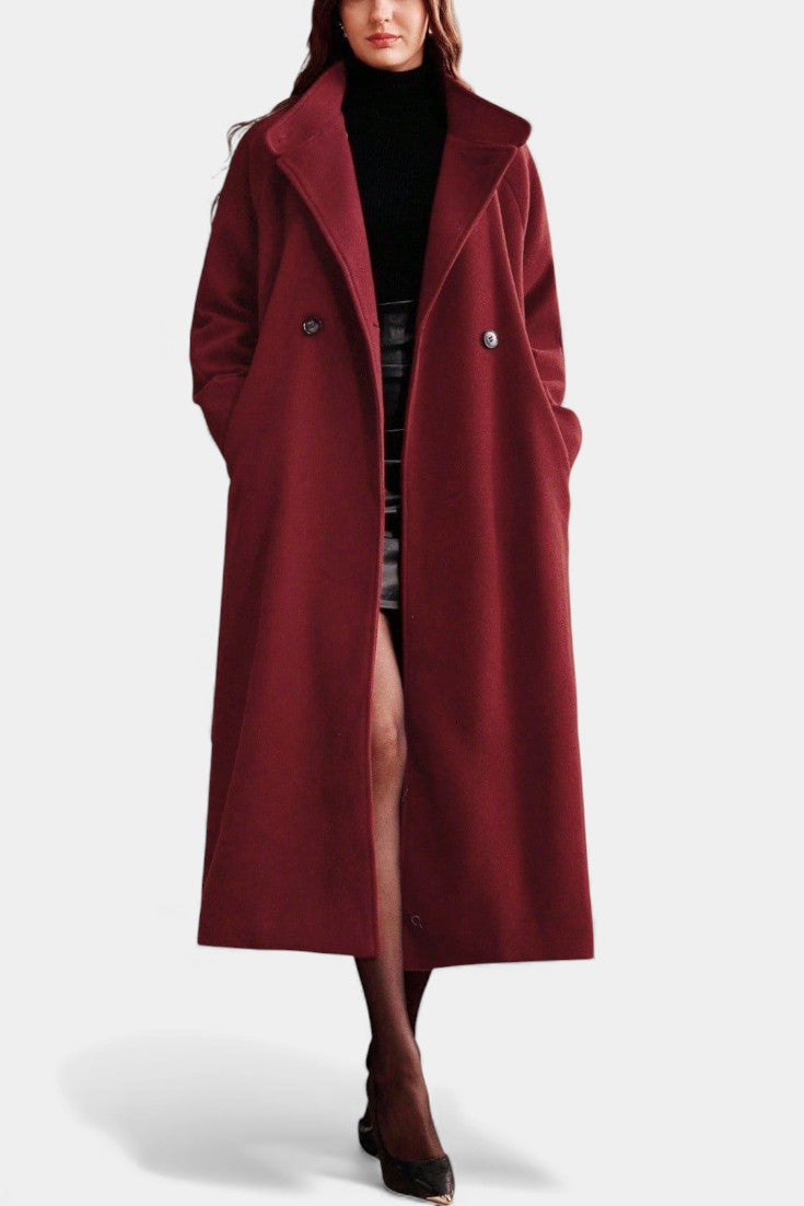 Lenora | Cappotto a Vestaglia Lungo con Cintura
