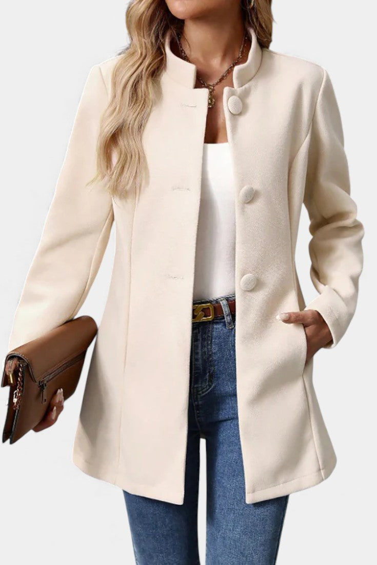 Petra | Cappotto Sartoriale con Collo Alto