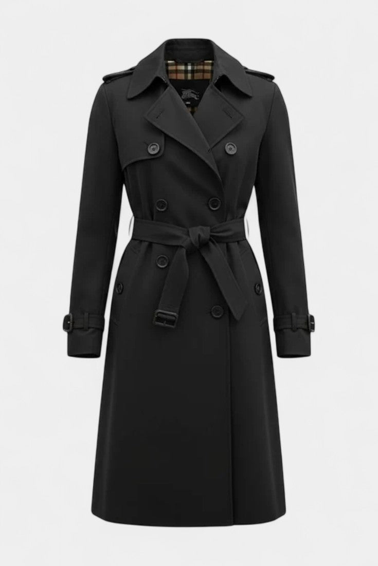 Guinevere | Trench Doppio Petto con Cintura