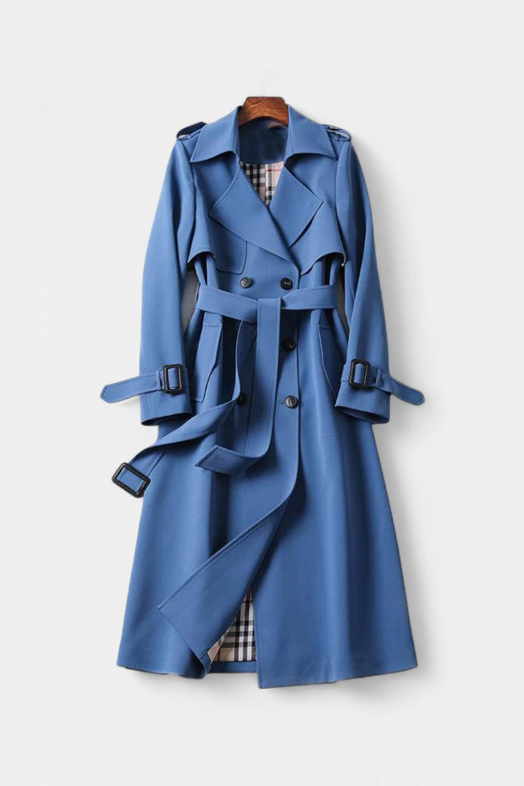 Guinevere | Trench Doppio Petto con Cintura