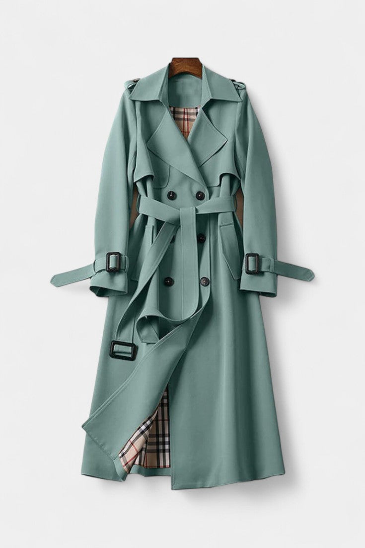 Guinevere | Trench Doppio Petto con Cintura