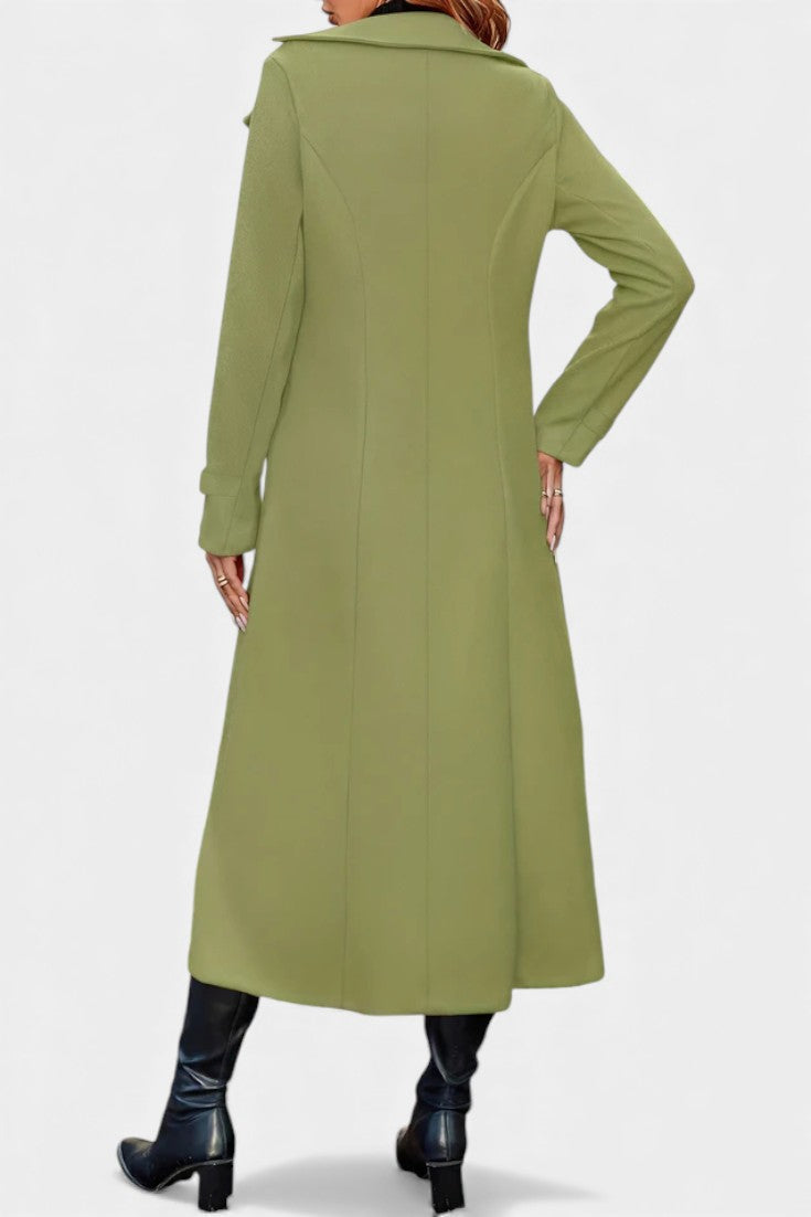 Philippa | Cappotto Lungo Sartoriale a Doppio Petto