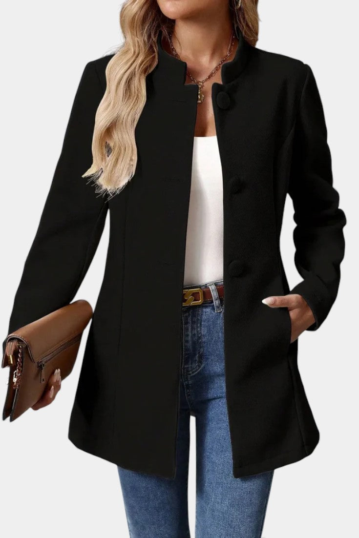 Petra | Cappotto Sartoriale con Collo Alto