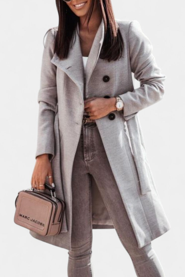 Odette | Cappotto Longline con Cintura