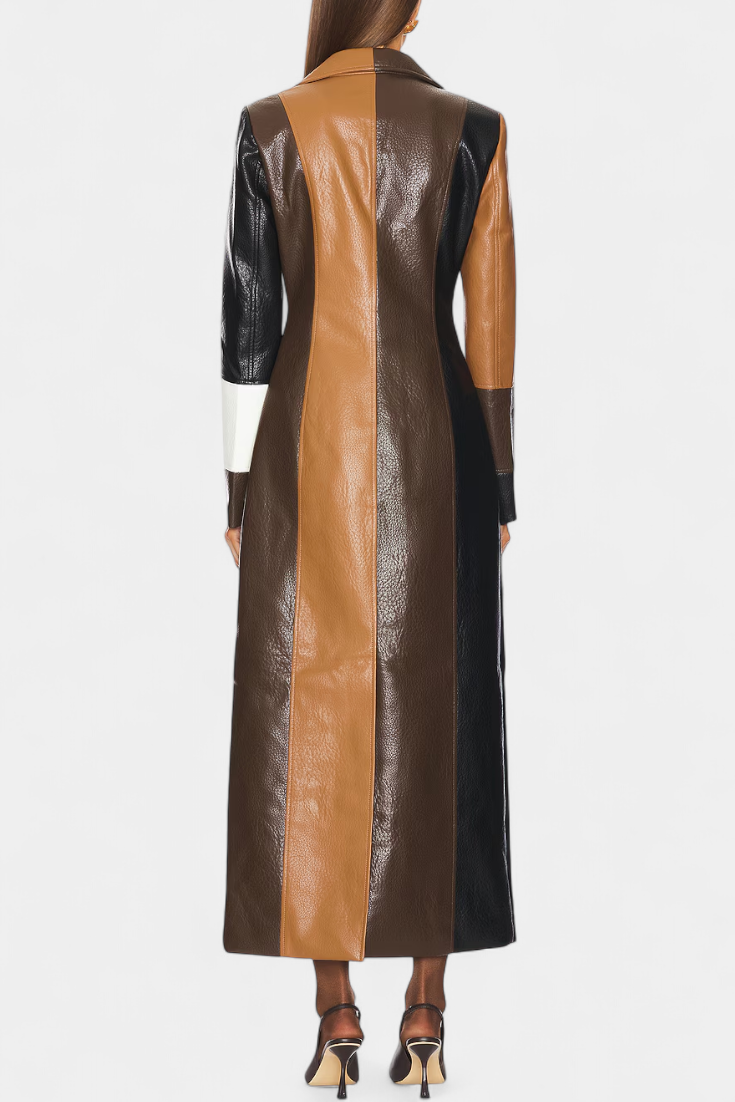 Natalie | Cappotto Longline a Pannelli