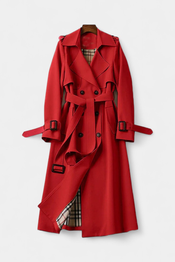 Guinevere | Trench Doppio Petto con Cintura
